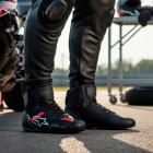 Tênis Alpinestars Faster 3 Rideknit Preto/Cinza/Vermelho