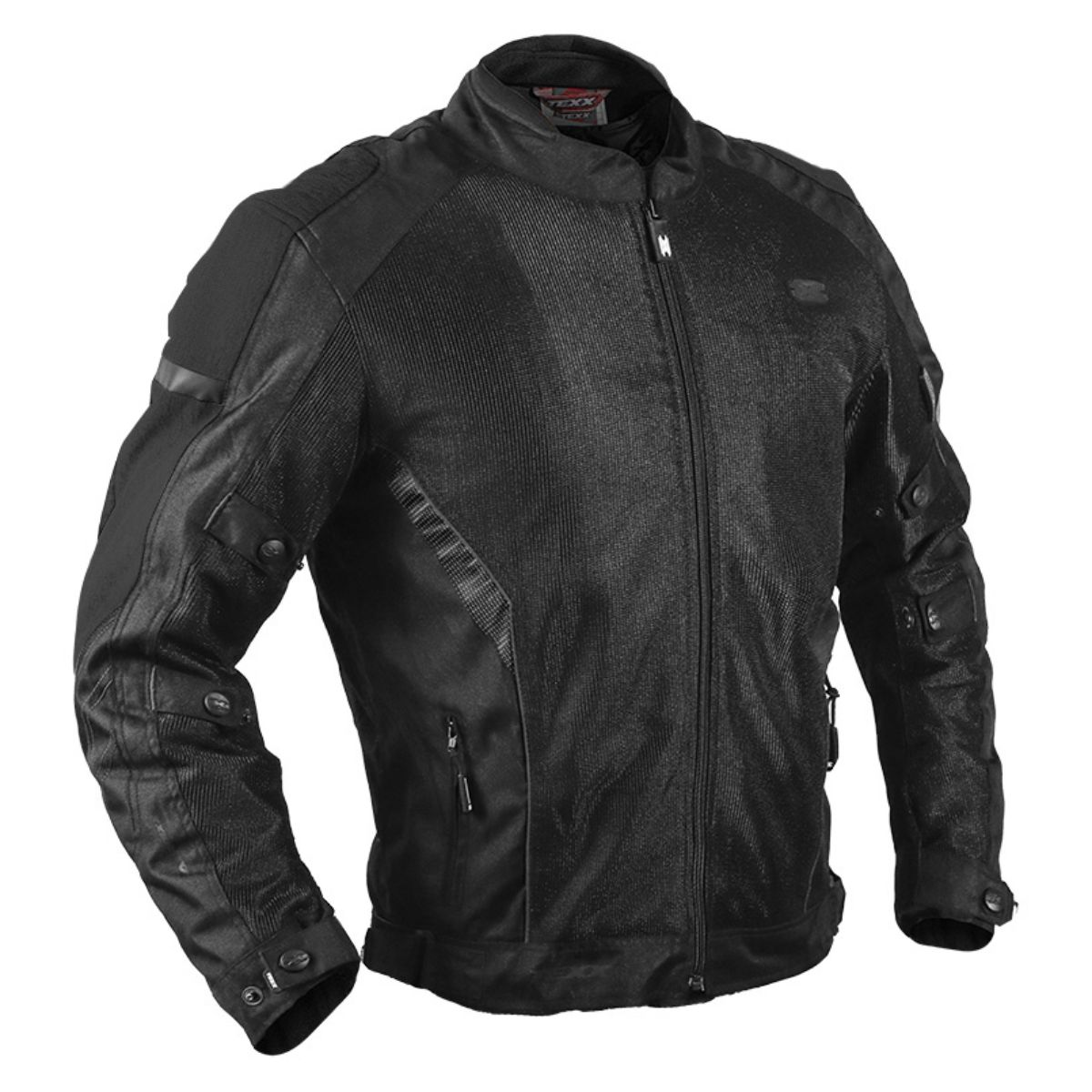 『TEN LEATHER JKT BLACK S』 Jaqueta masculina clássica de couro diamante | Jaqueta