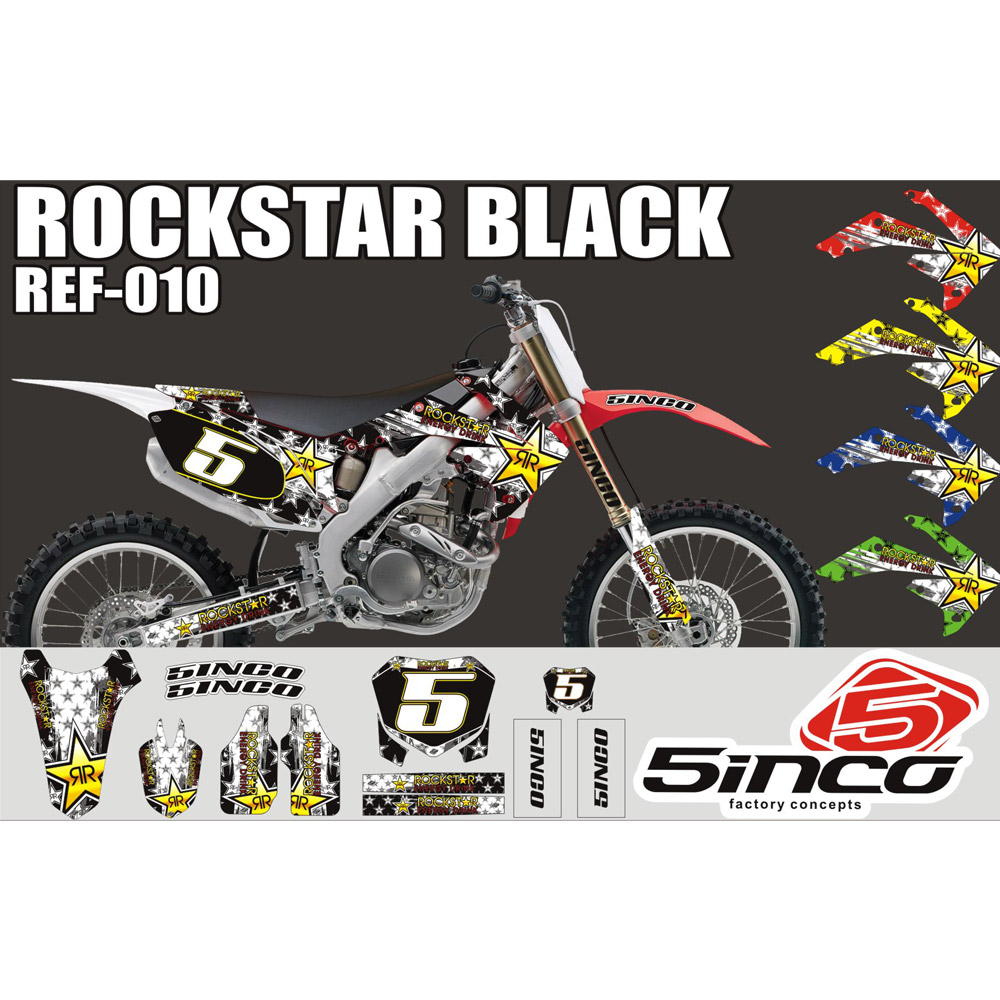 Kit adesivo completo ROCKSTAR Todas Motos Mxparts loja motocross, trilha Mueble Aparador Jardin ~ Kit adesivo completo ROCKSTAR Todas Motos Mxparts loja motocross, trilha