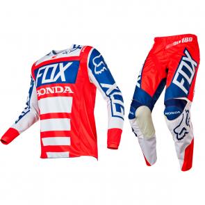 Kit Calça + Camisa Fox 180 Honda 17