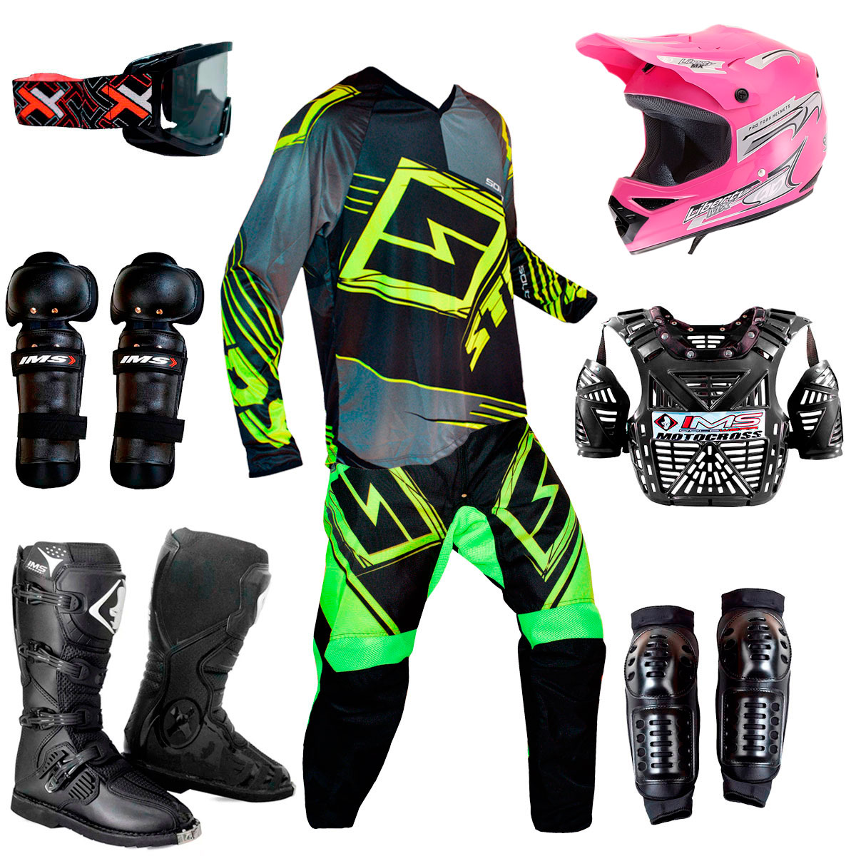 Kit Equipamento Motocross Ready