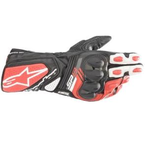 Luva Alpinestars SP-8 V3 Preto/Branco/Vermelho