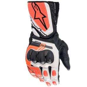 Luva Alpinestars SP-8 V3 Preto/Branco/Vermelho