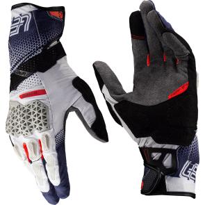 Luva Leatt Adventure Hydradri 5.5 Cinza/Azul