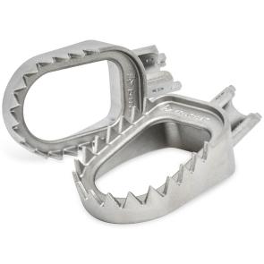 Pedaleira Biker Shark KXF 250/450 + KLX 450R Inox