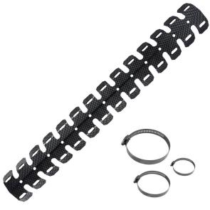 Protetor de Escape JDR Motos 2 Tempos Cor Carbono