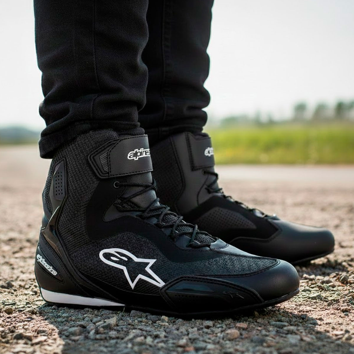 Tênis Alpinestars Faster 3 Rideknit Preto