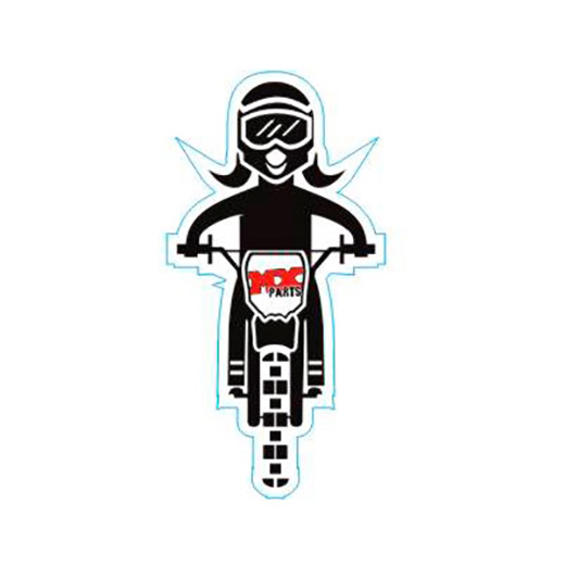 Adesivo Famlia Motocross Filha