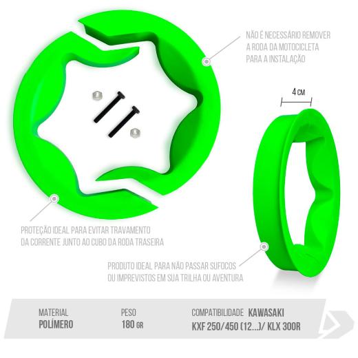 Anti Block Traseiro Biker KXF 250/450 2012 + KLX 300R