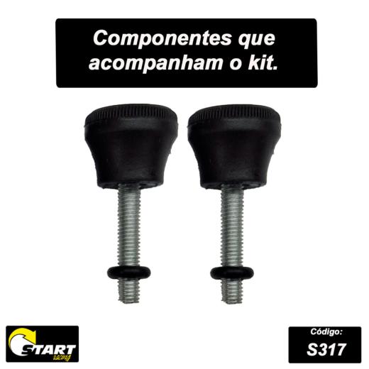 Baú Lateral 33L Start BMW / Honda / Suzuki / Triumph Alumínio Escovado