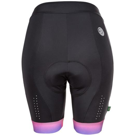 Bermuda Feminina Mauro Ribeiro Comfort Roxo/Rosa