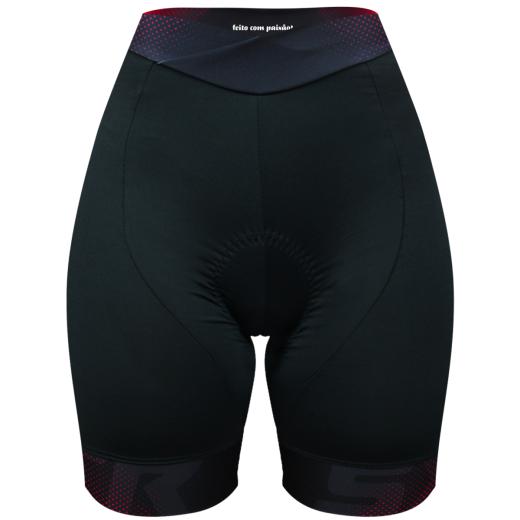 Bermuda Feminina Sportxtreme Sport Iris Preto/Rosa