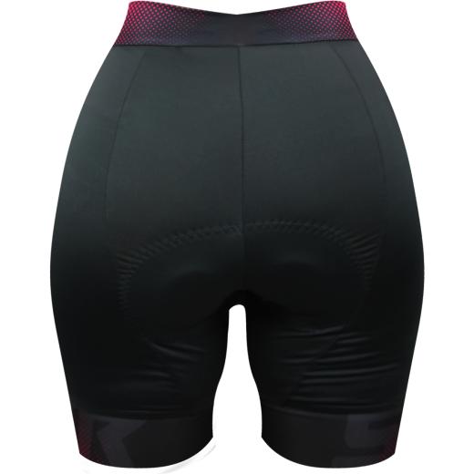 Bermuda Feminina Sportxtreme Sport Iris Preto/Rosa