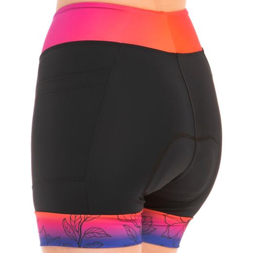 Bermuda Feminina Z-Nine Ride Rosa/Roxo