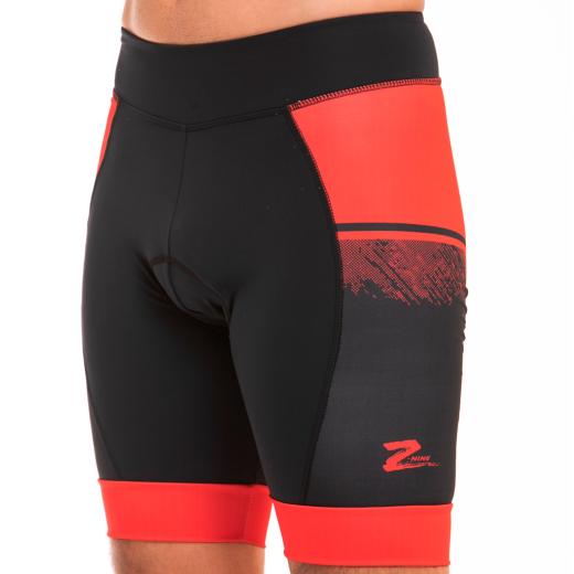 Bermuda Z-Nine Ride Preto/Vermelho