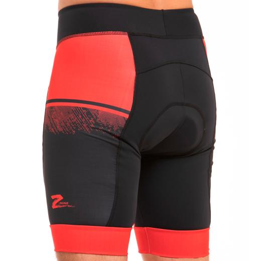 Bermuda Z-Nine Ride Preto/Vermelho