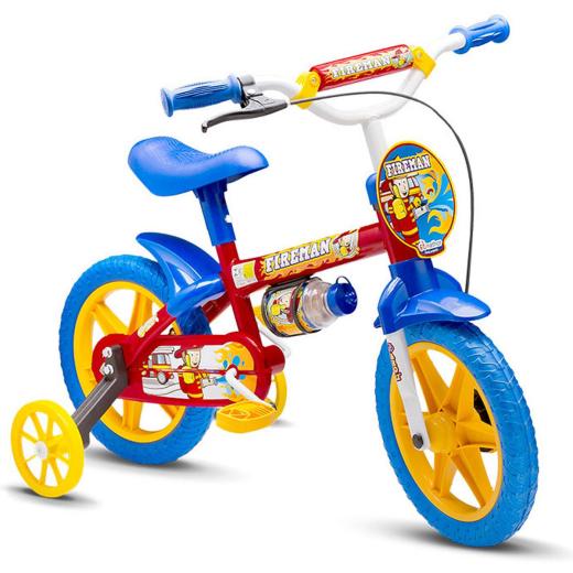 Bicicleta Aro 12 Infantil Nathor Fireman