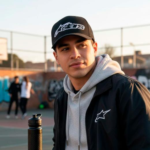 Boné Alpinestars Blaze Flexfit Preto