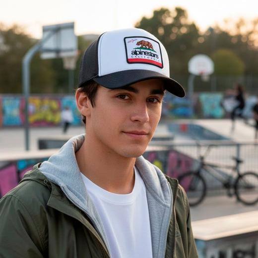 Boné Alpinestars Cali 2.0 Branco