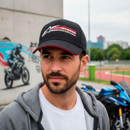 Boné Alpinestars Par Preto