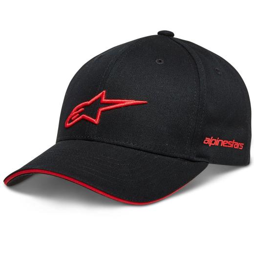 Boné Alpinestars Rostrum Preto/Vermelho