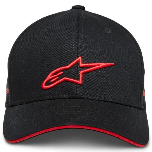 Boné Alpinestars Rostrum Preto/Vermelho