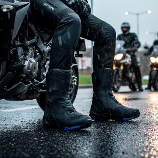 Bota Alpinestars RT 8 Gore-Tex Preto/Azul