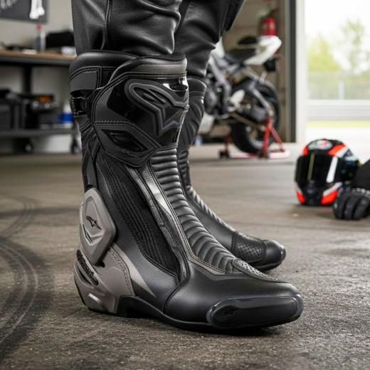 Bota Alpinestars SMX Plus V2 Preto/Cinza