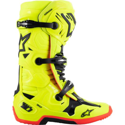 Bota Alpinestars Tech 10 Amarelo Flúor