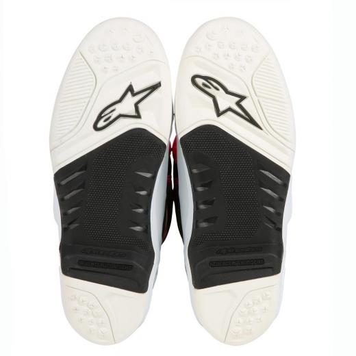 Bota Alpinestars Tech 10 Branco/Vermelho