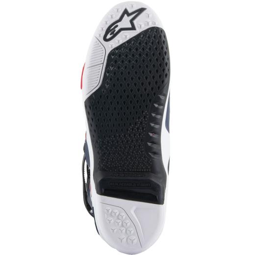 Bota Alpinestars Tech 10 Super Vented Azul Escuro/Branco
