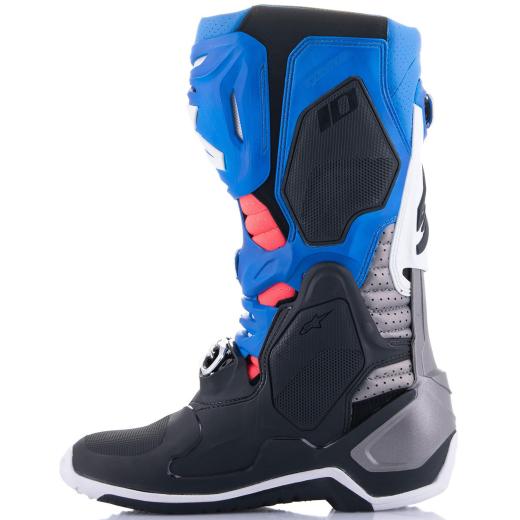Bota Alpinestars Tech 10 Super Vented Preto/Azul