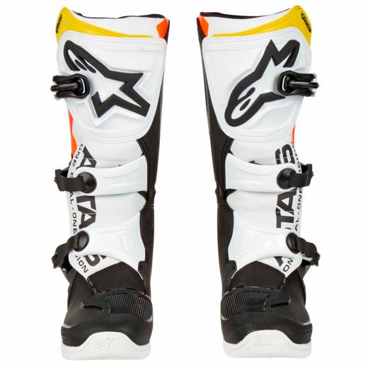 Bota Alpinestars Tech 3 - Branco/Preto/Vermelho