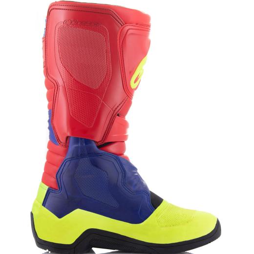 Bota Alpinestars Tech 3 - Vermelho/Azul/Amarelo
