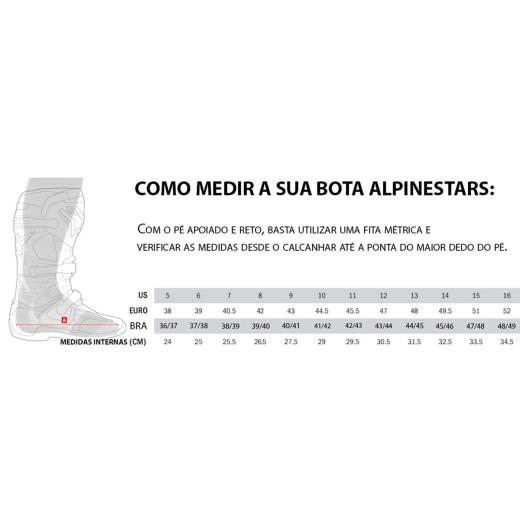 Bota Alpinestars Tech 5 - Preto