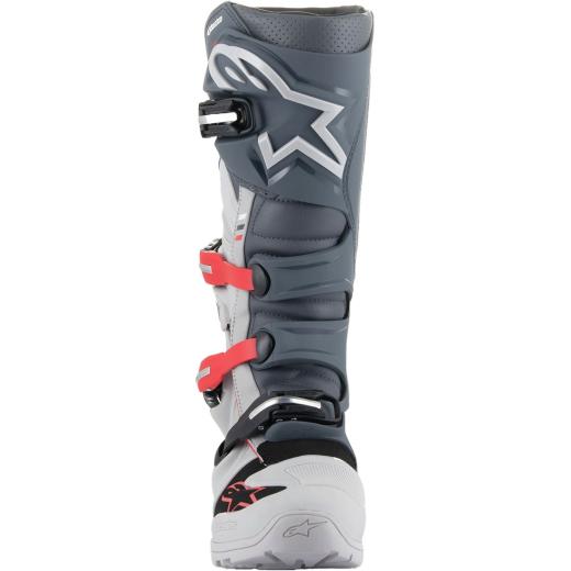 Bota Alpinestars Tech 7 Enduro Cinza/Vermelho