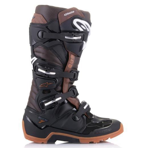 Bota Alpinestars Tech 7 Enduro Preto/Marrom