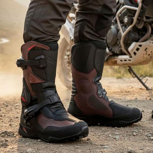 Bota Alpinestars XT-8 Gore-Tex Preto/Marrom