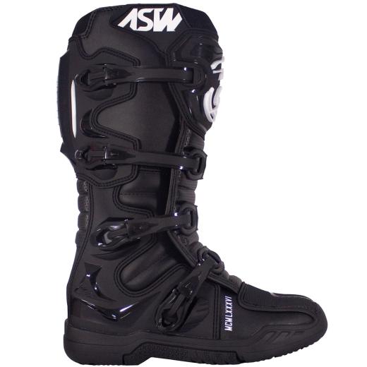 Bota ASW Elevate Enduro Preto/Branco