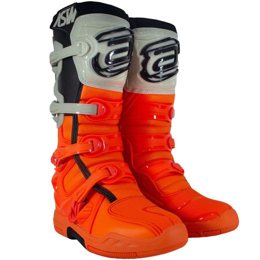 Bota ASW Elevate Laranja Flúor/Cinza