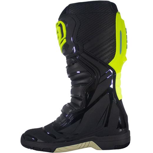 Bota ASW Elevate Preto/Amarelo Flúor