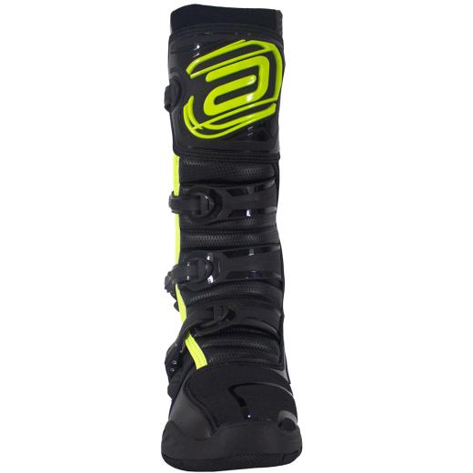 Bota ASW Elevate Preto/Amarelo Flúor