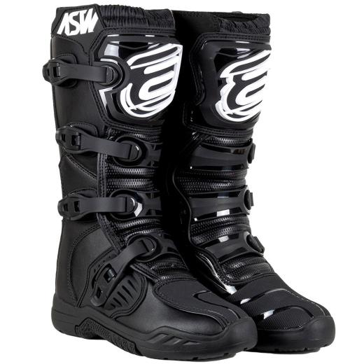 Bota ASW Image Enduro Preto/Branco