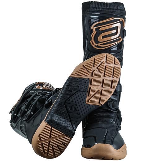 Bota ASW Image Enduro Preto/Marrom
