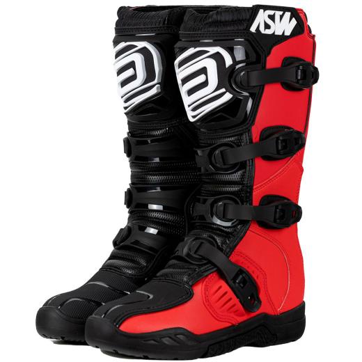 Bota ASW Image Enduro Preto/Vermelho