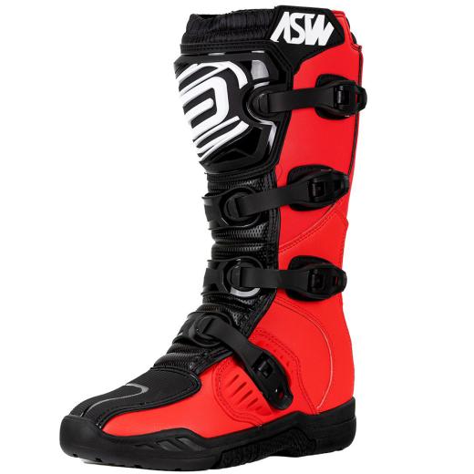 Bota ASW Image Enduro Preto/Vermelho