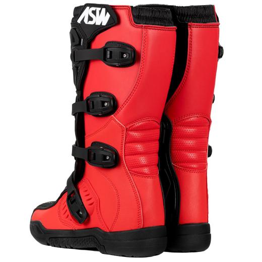 Bota ASW Image Enduro Preto/Vermelho