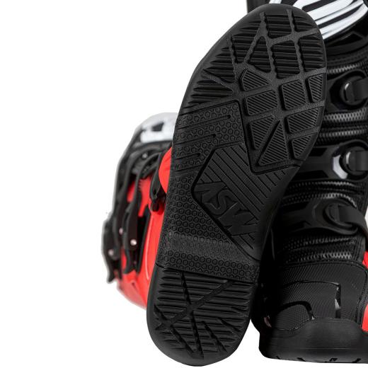 Bota ASW Image Enduro Preto/Vermelho