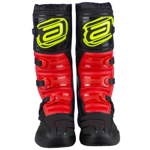 Bota ASW Image Enduro Preto/Vermelho/Amarelo