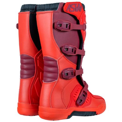Bota ASW Image Enduro Vermelho